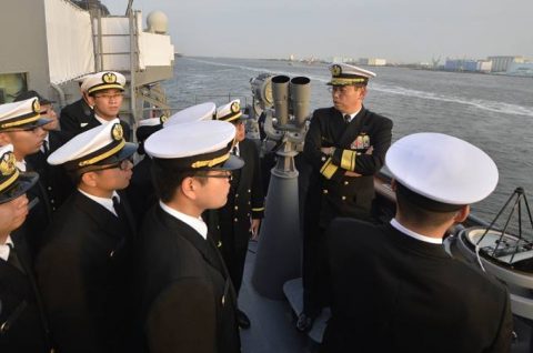 防衛省海上自衛隊　幹部候補生　近海練習航海2016（練習艦隊）６no2
