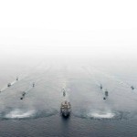 第４回米国主催国際掃海訓練派遣部隊　防衛省海上自衛隊　掃海母艦「うらが」、掃海艇「たかしま」