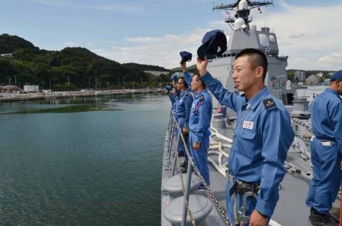 護衛艦 ふゆづき豪州海軍主催多国間海上共同訓練（カカドゥ１６）参加No6