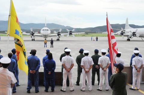 カカドゥ１６ 出迎え式　Ｐ－３Ｃ ２機　鹿屋航空基地に帰国Ｎｏ3