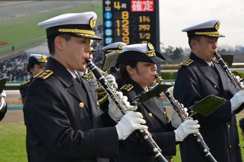 中山競馬場（第６１回有馬記念）東京音楽隊によるファンファーレ演奏