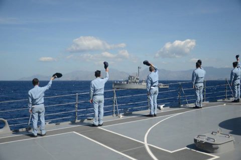 ２５次派遣海賊対処行動水上部隊 フィリピン海軍との親善訓練及び交流