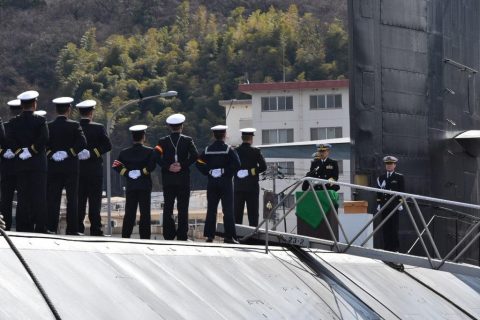 練習潜水艦あさしおの除籍（引退）海上自衛隊 練習潜水艦隊