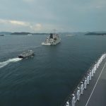 護衛艦てるづき  マレーシア海軍主催国際観艦式・多国間海上演習に参加