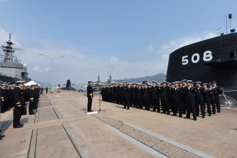 潜水艦せきりゅう 就役後、初の呉入港　海上自衛隊潜水艦隊