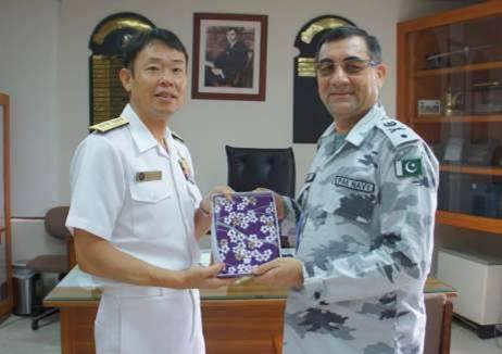 第１５１連合任務部隊司令官 福田達也 海将補 パキスタン訪問