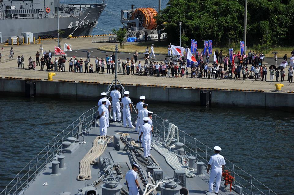 第２６次派遣海賊対処行動水上部隊（護衛艦きりさめ）帰国行事 | 海上